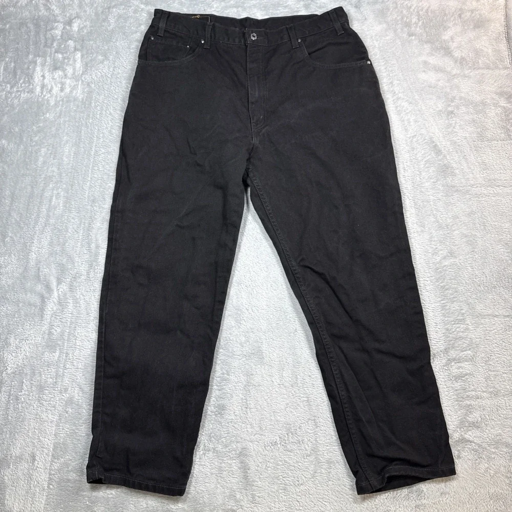 Vintage Levi's 545 Loose Fit Jeans Men 38X29 (Fits36X29) Black Baggy Y2K